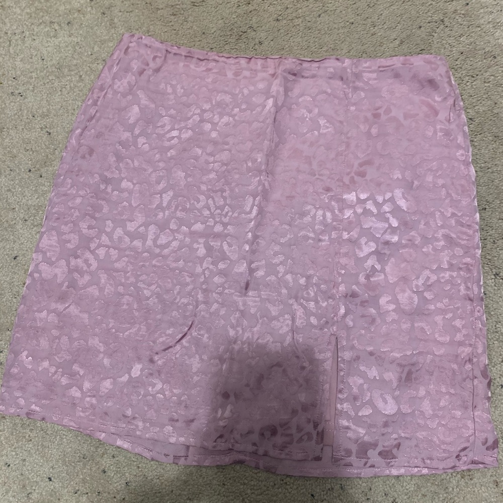 Cute Purple Cheetah Skirt